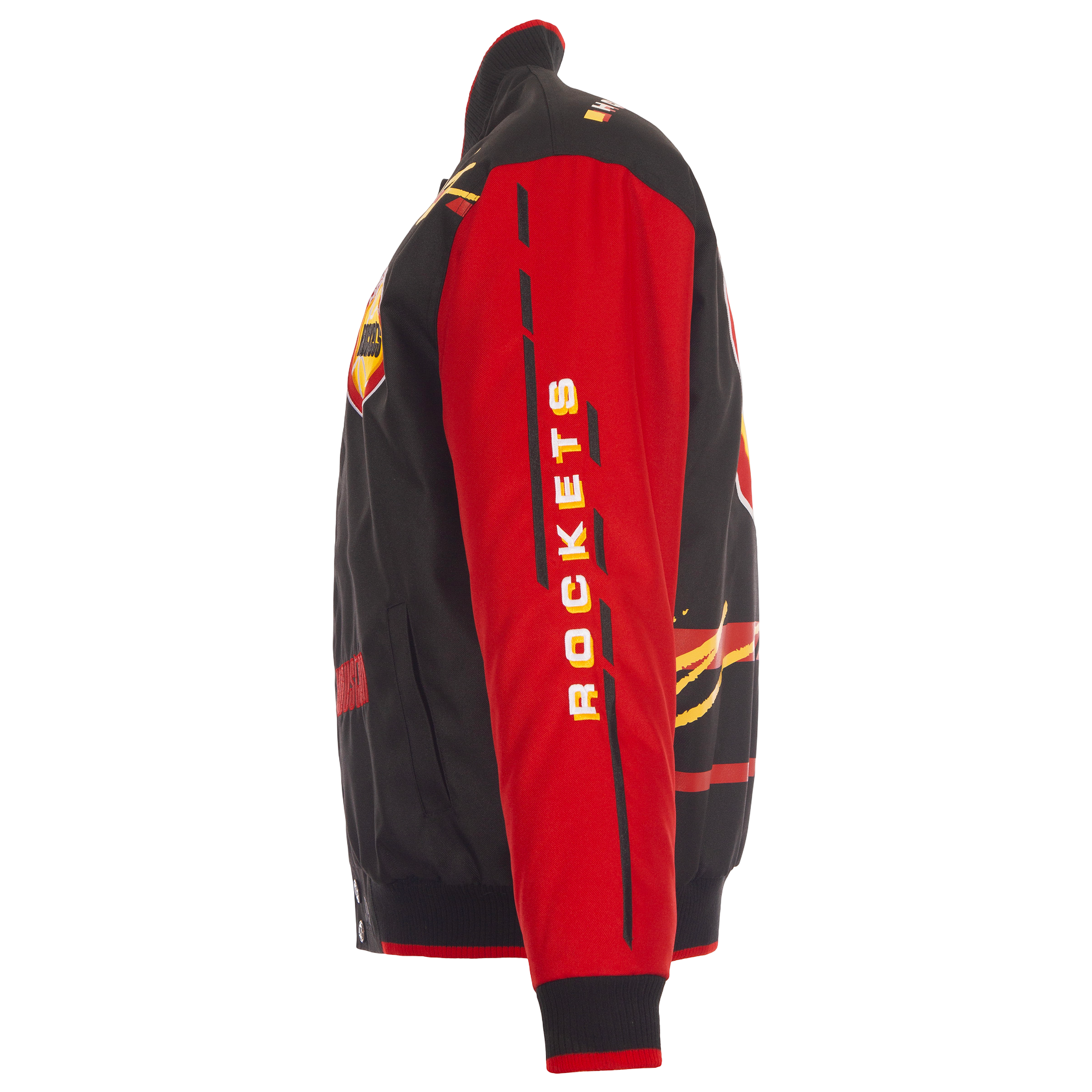 Men's Houston Rockets JH Design HWC Red Racer Bomber Jacket