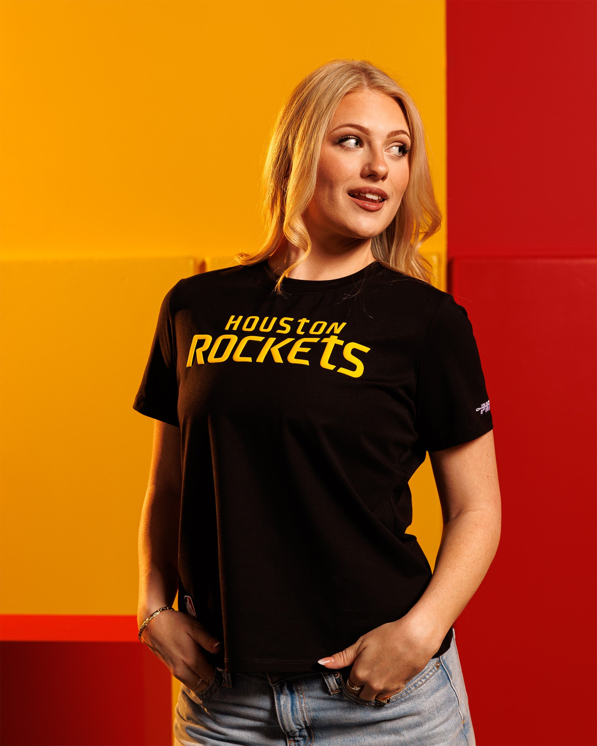 Women's Houston Rockets Pro Standard Slim T-Shirt (Black)