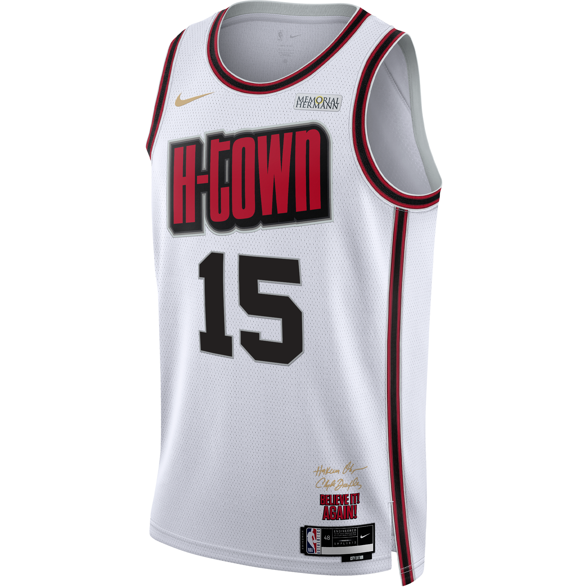 Men s Houston Rockets Nike Reed Sheppard City Edition Swingman Jersey