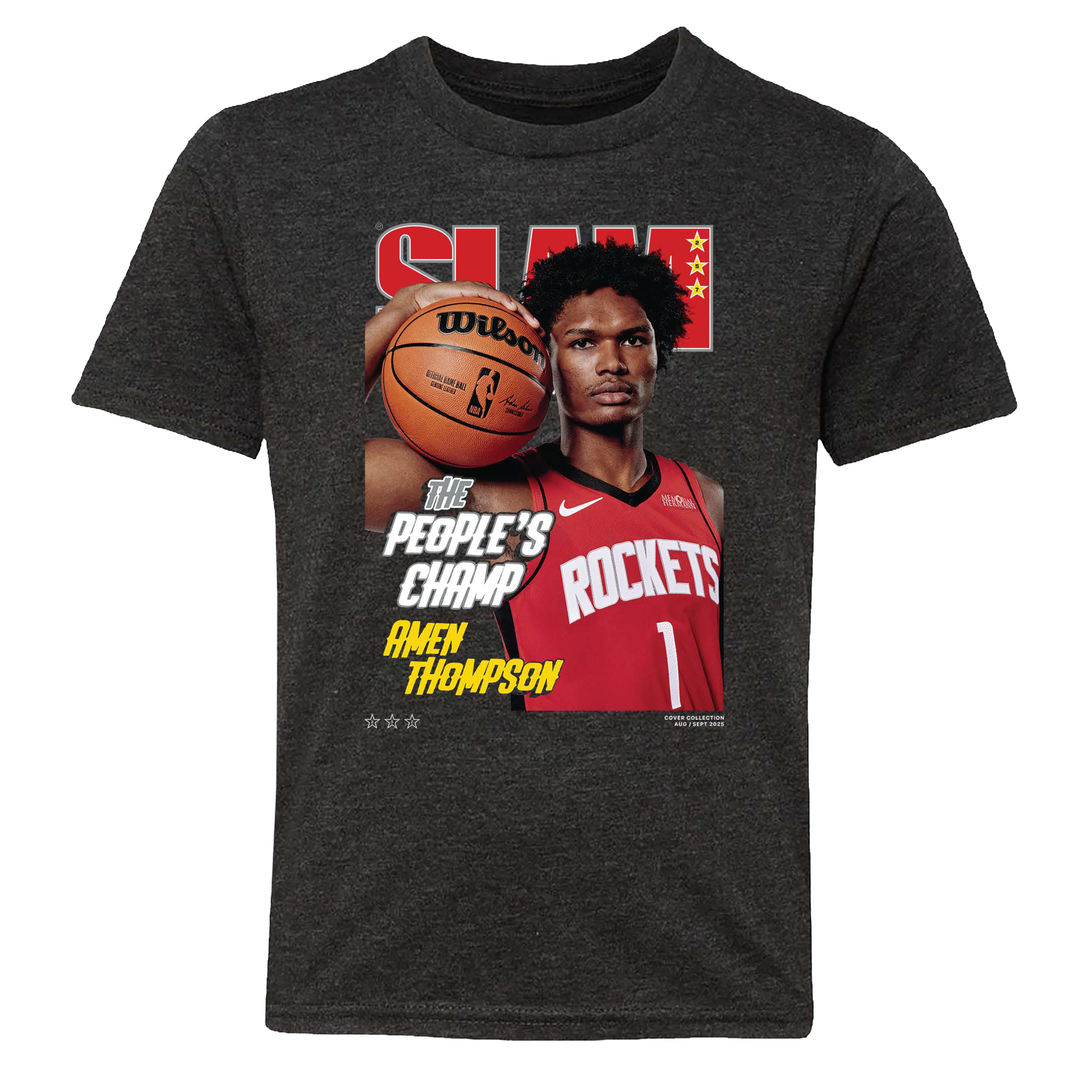Youth Houston Rockets Amen Thompson SLAM Cover 257 T-Shirt