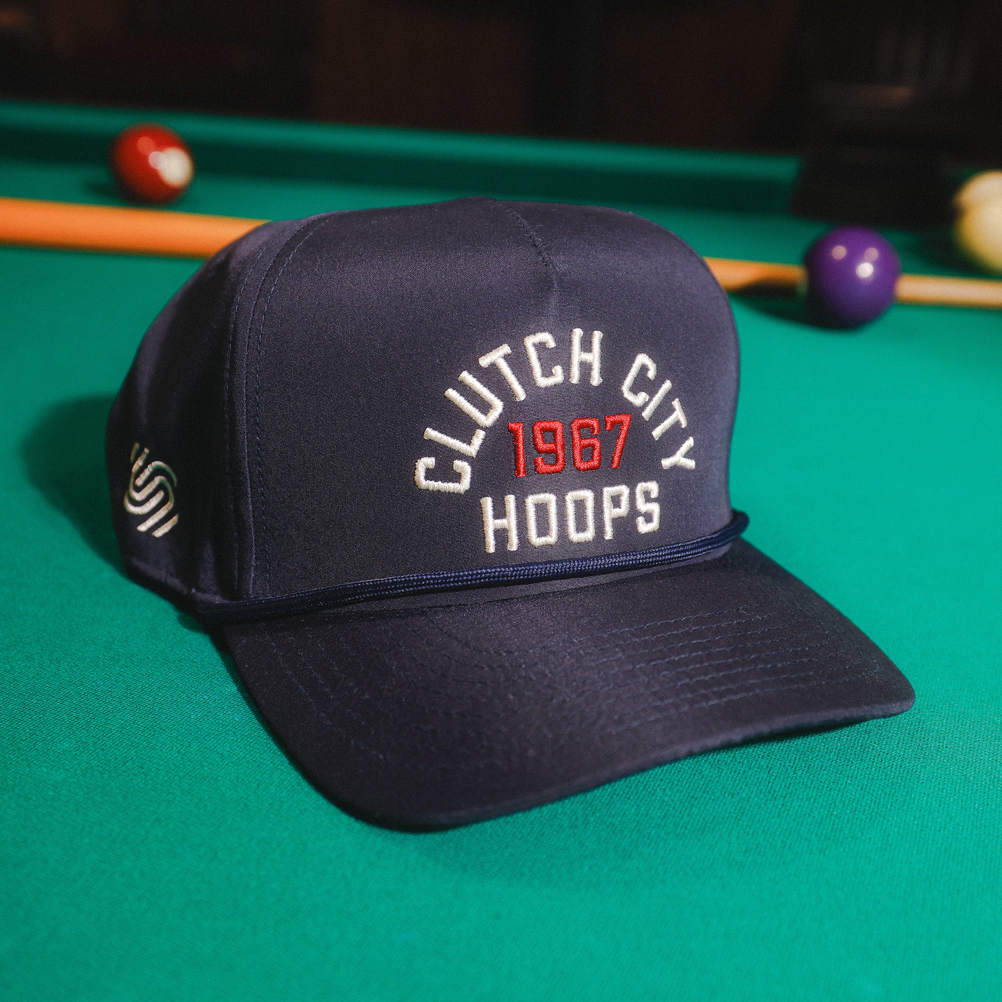 Men's Houston Rockets Summit Collection Clutch City Hoops Retro Adjustable Cap