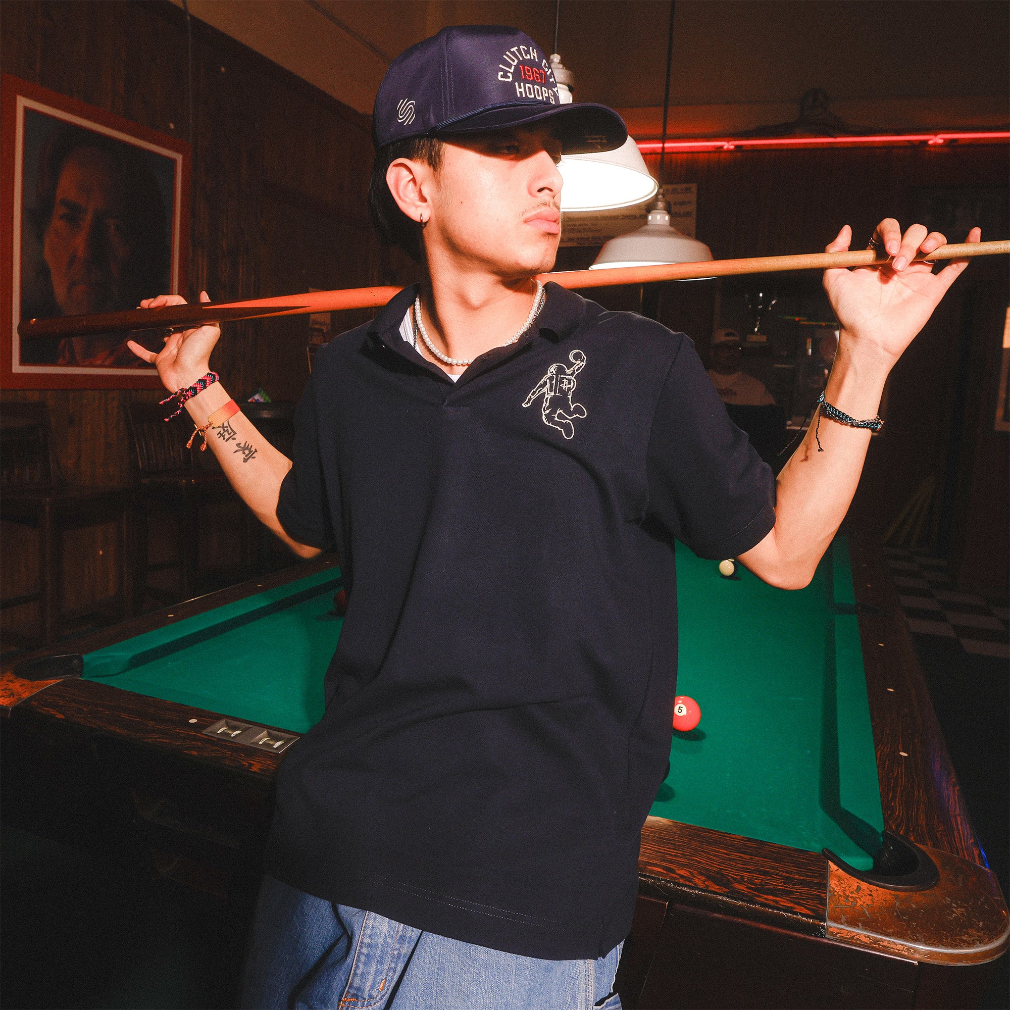 Men's Houston Rockets Summit Collection Dunkstronaut Polo