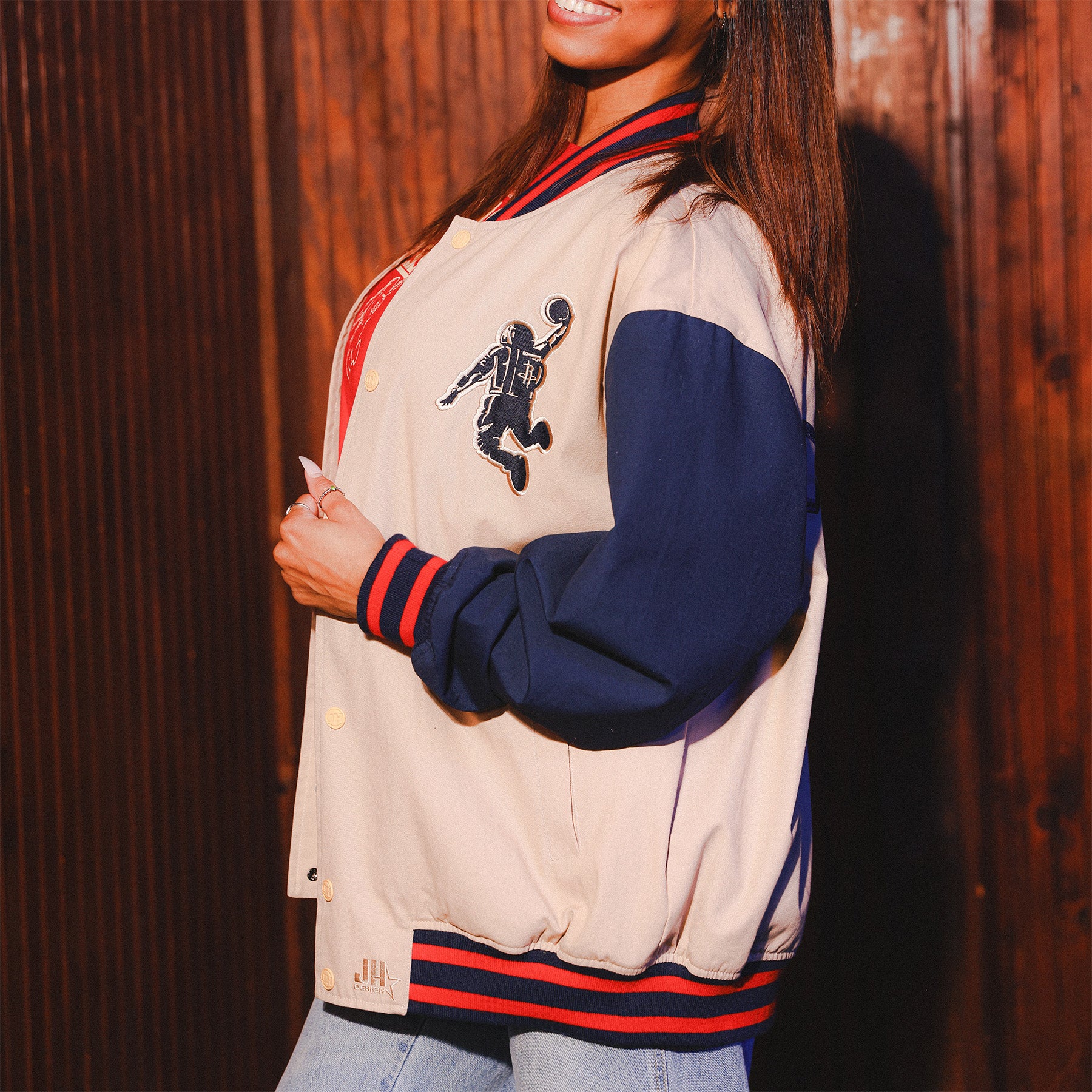 Unisex Houston Rockets JH Design Summit Collection Washed Jacket