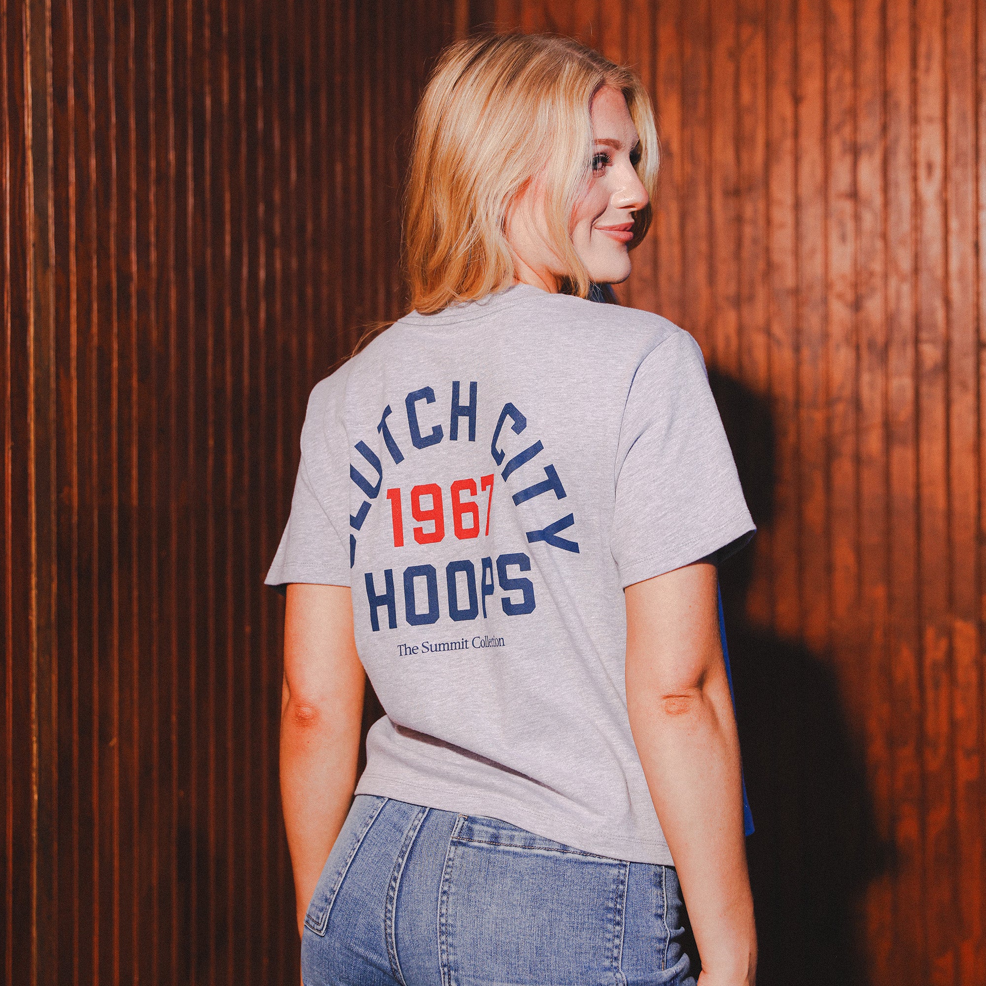 Women's Houston Rockets Summit Collection Clutch City Hoops Cropped T-Shirt