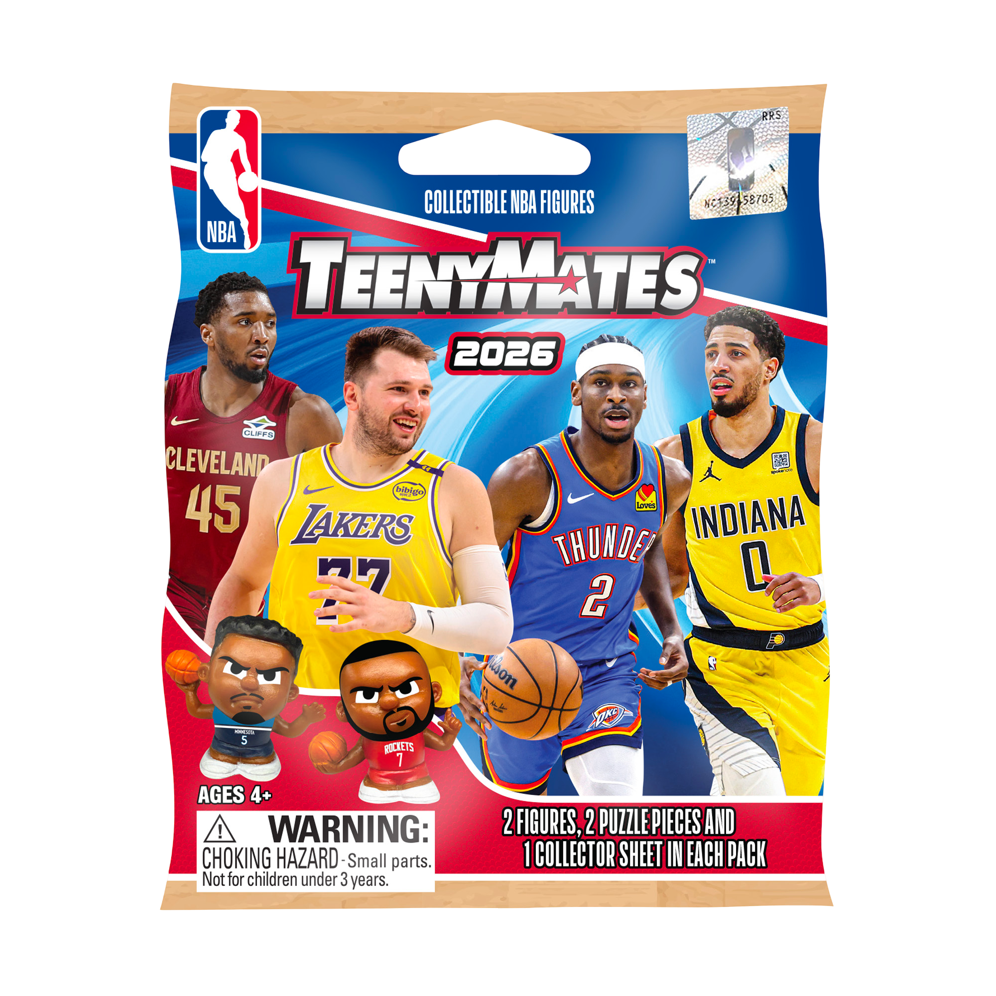 Houston Rockets Party Animal TeenyMates 2025-26 Blind Pack