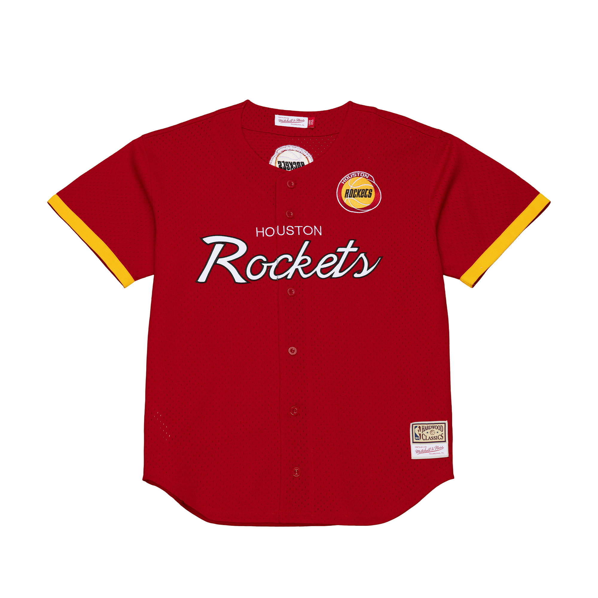 Men's Houston Rockets Mitchell & Ness HWC Head Coach Fashion Jersey