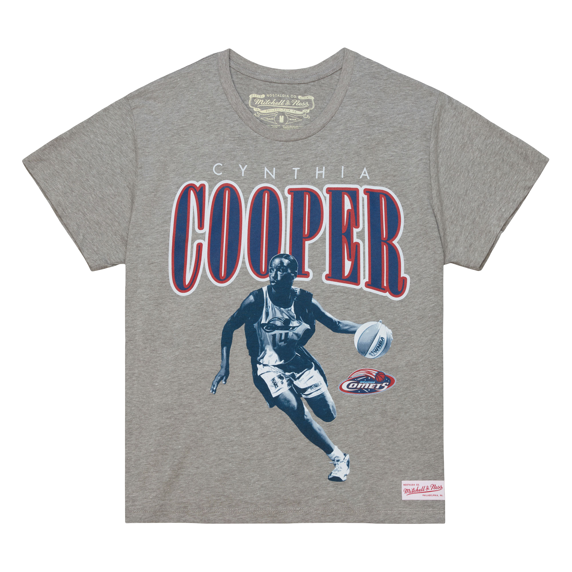 Women's Houston Comets Mitchell & Ness HWC Cynthia Cooper T-Shirt