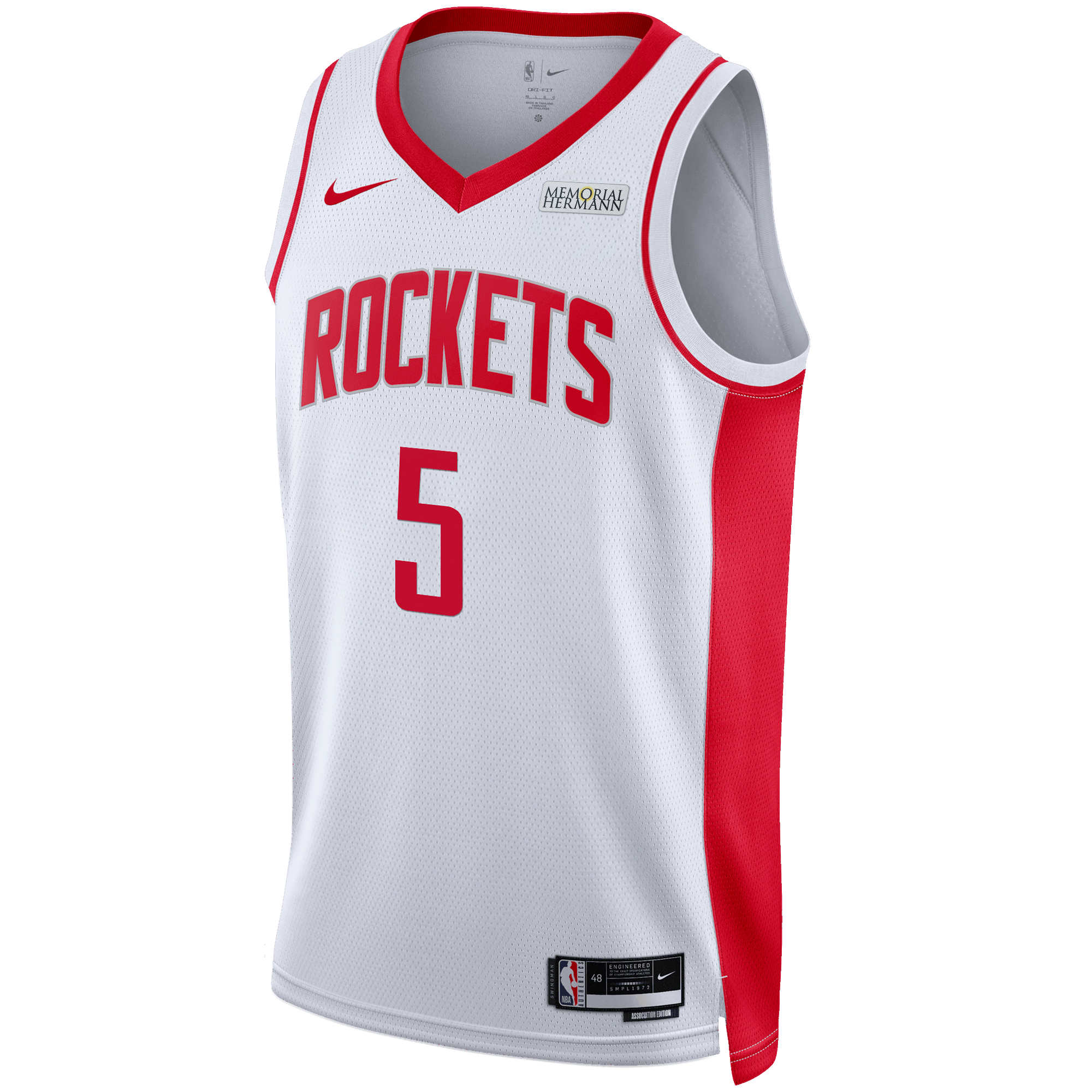 NBA Rockets ユニフォーム XL 番号1 Men's Houston Rockets Nike Fred VanVleet Association Edition Swingman