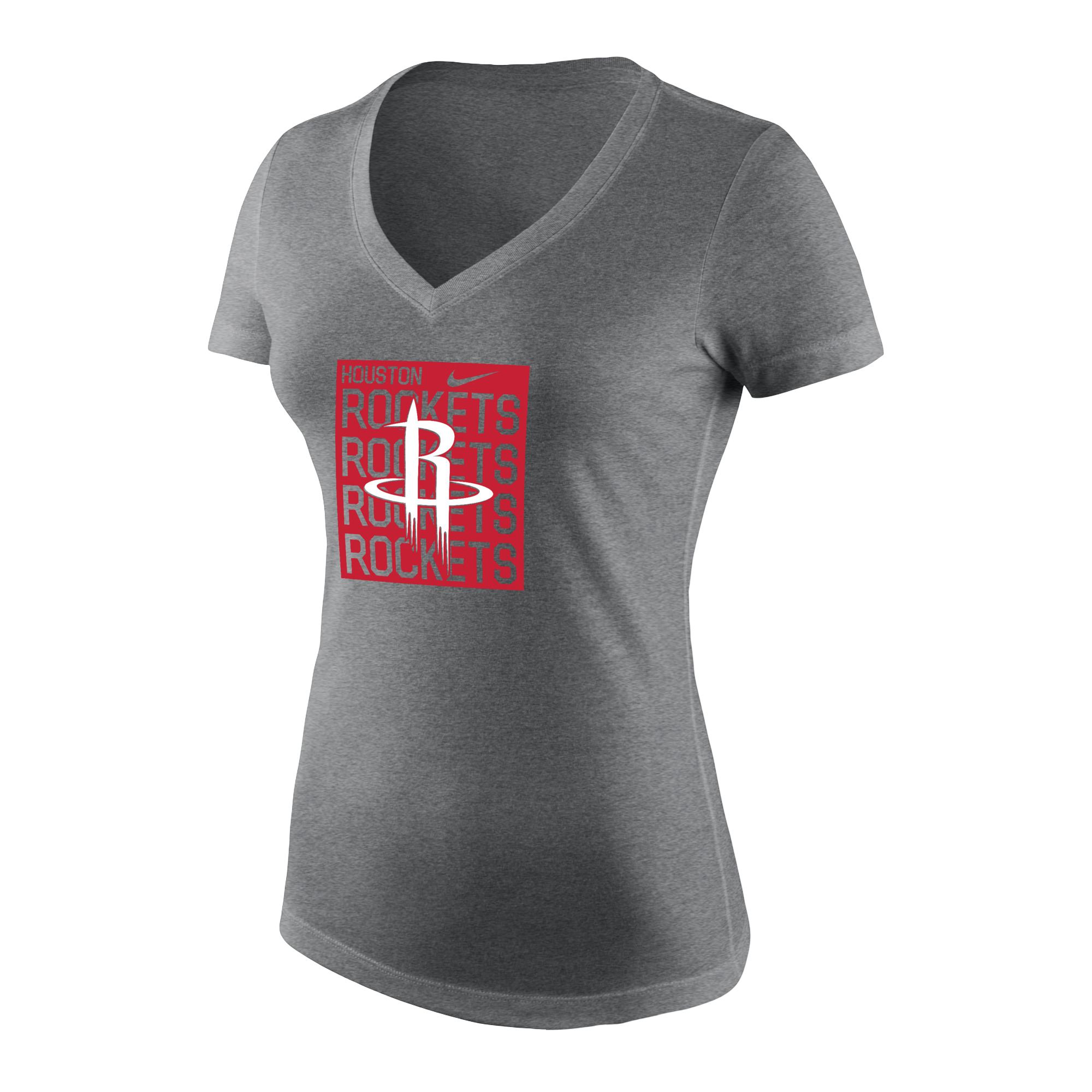 Women's Houston Rockets Nike V-Neck T-Shirt