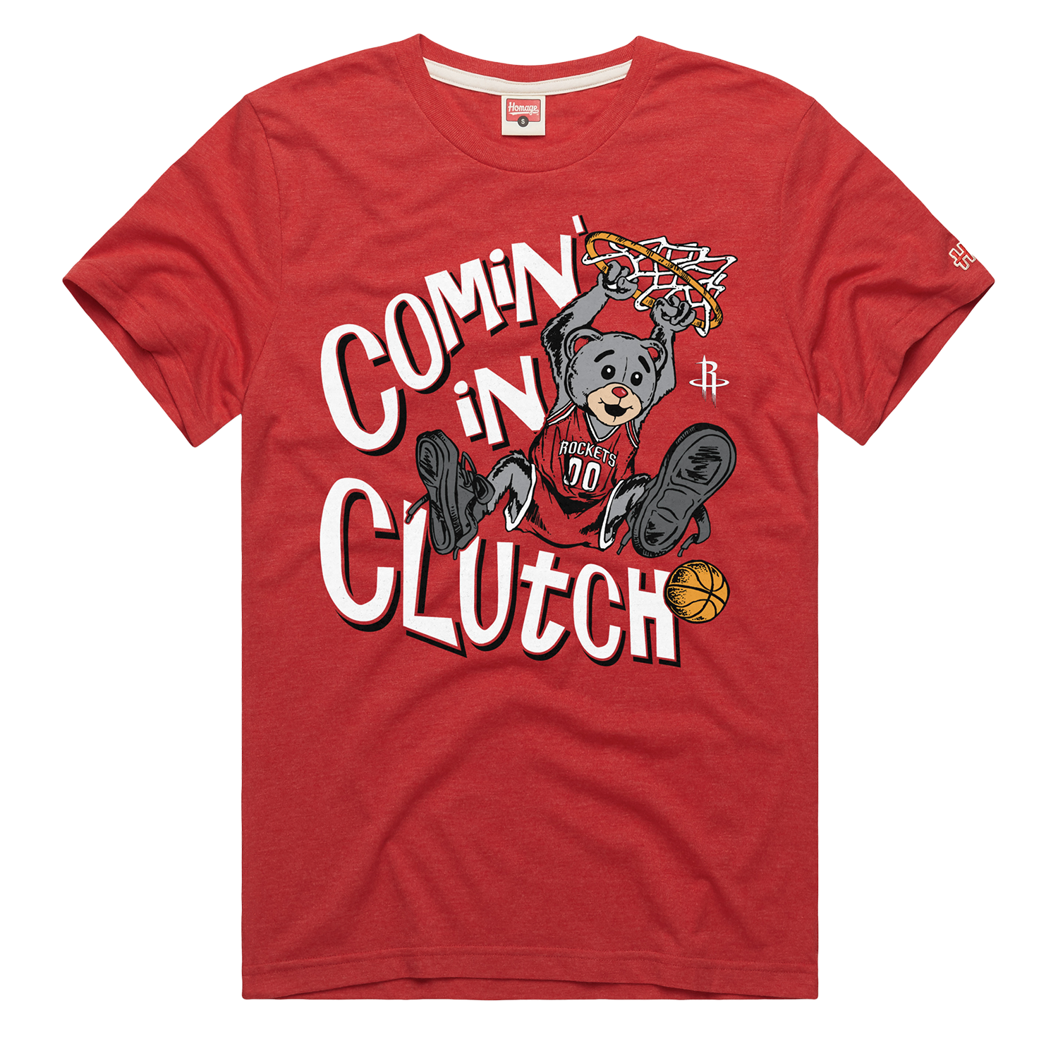 Men's Houston Rockets Homage Comin' in Clutch T-Shirt