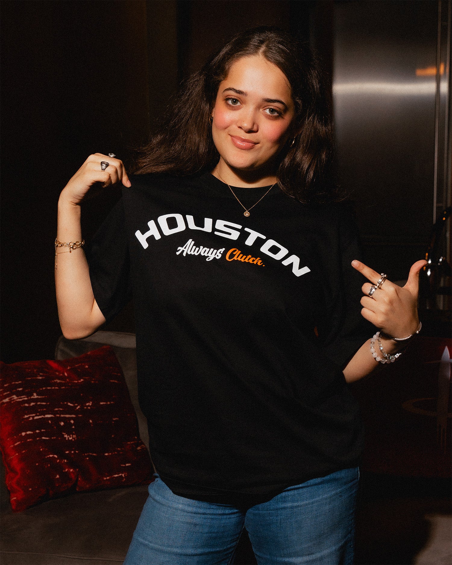 Houston Rockets x Whataburger Sportiqe Stickers T-Shirt