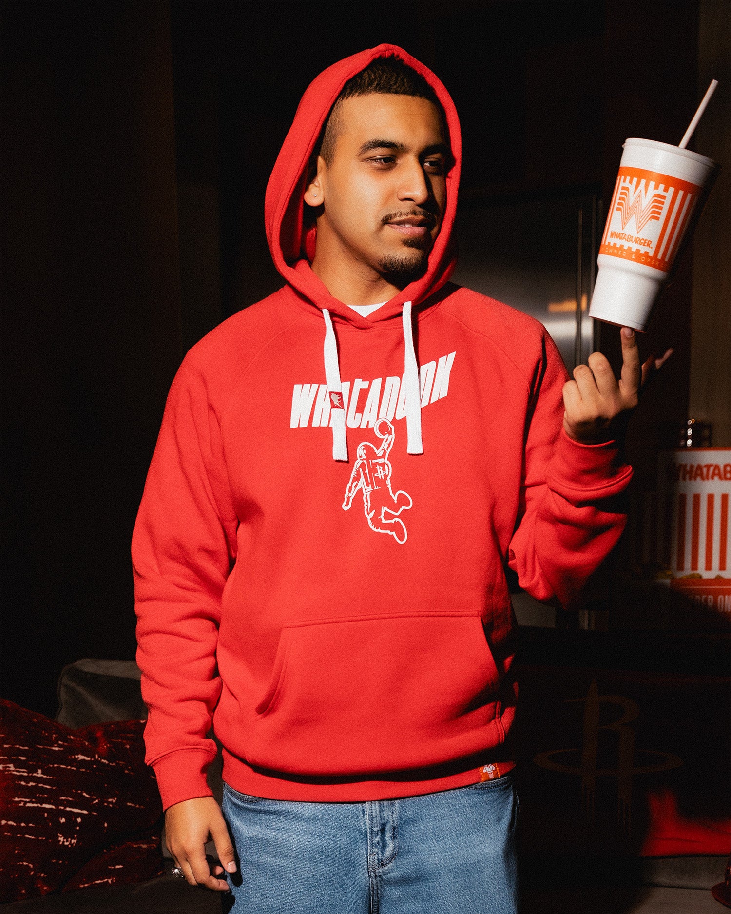 Houston Rockets x Whataburger Sportiqe Whatadunk Hoodie