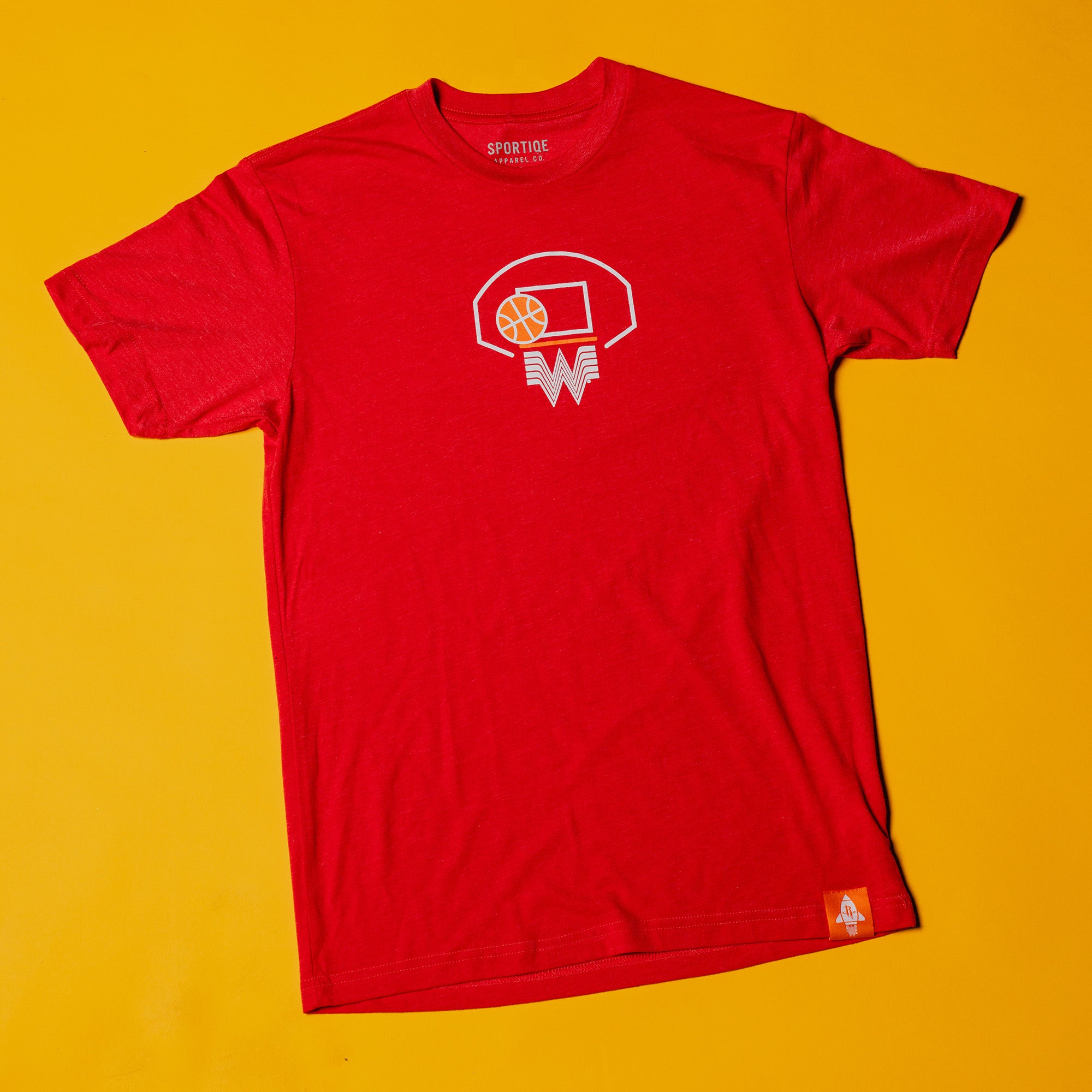 Men's Houston Rockets x Whataburger Sportiqe Always Clutch T-Shirt