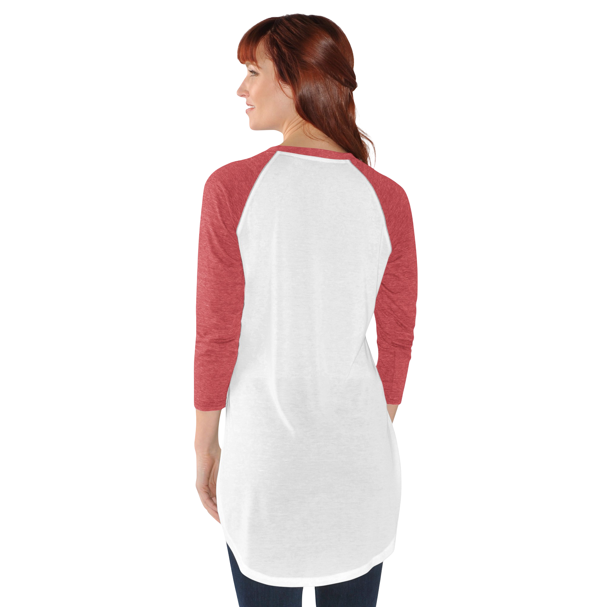 Women's Houston Rockets G-III 4Her by Carl Banks Raglan 3/4 sleeve T-Shirt