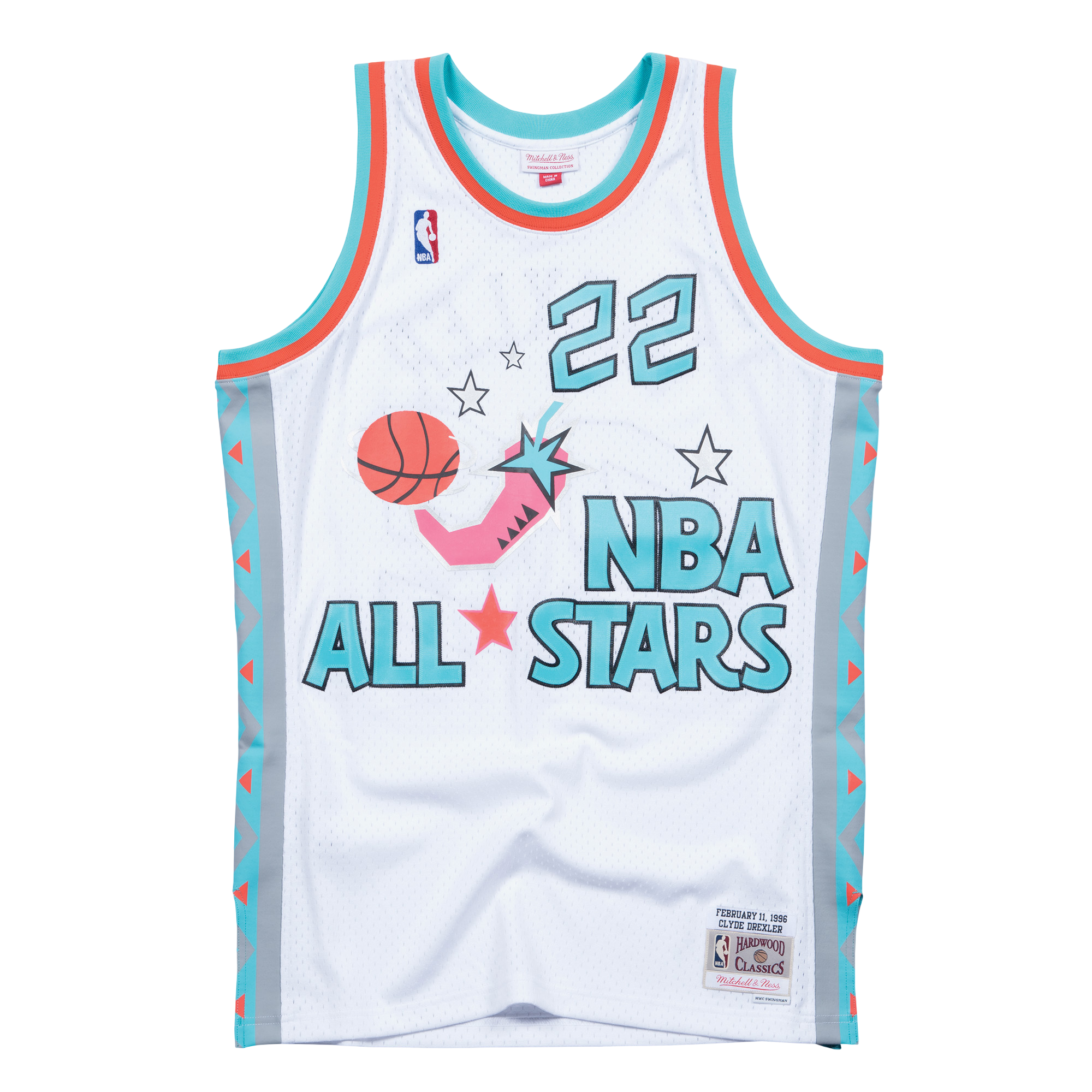 clyde drexler swingman jersey