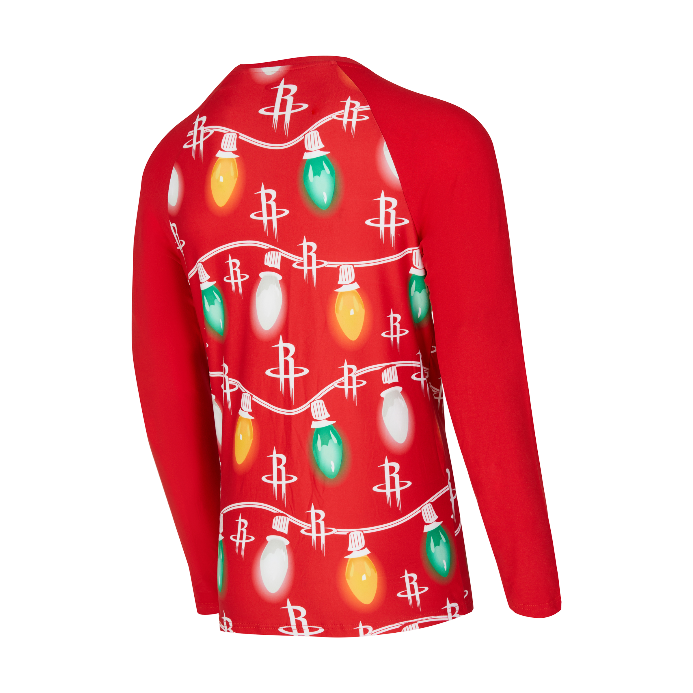 Men's Houston Rockets Concept Sports Holiday Pajama Set