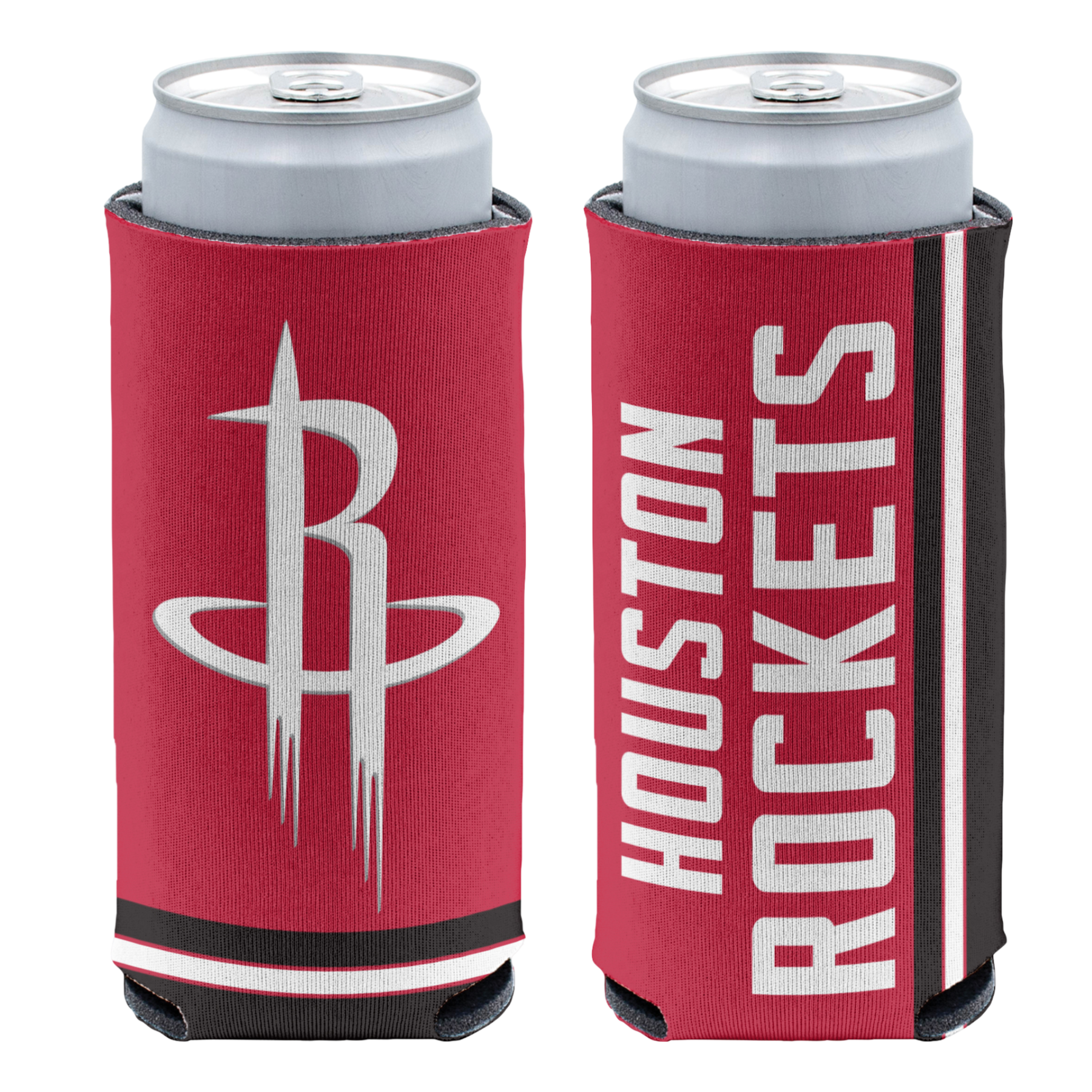 Houston Rockets Wincraft Primary Wordmark Slim Coozie