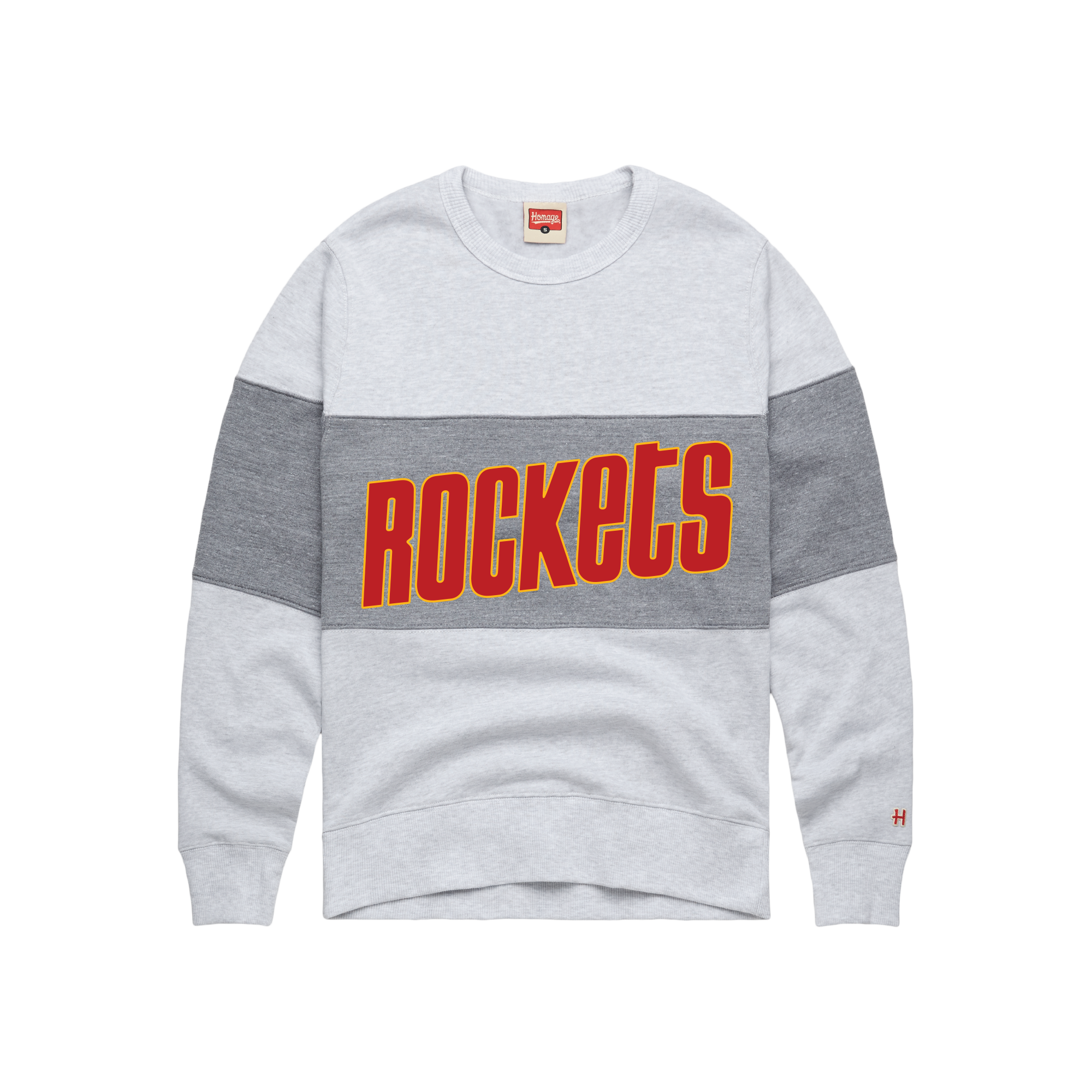 Men's Houston Rockets Homage HWC Wordmark Crewneck Sweatshirt