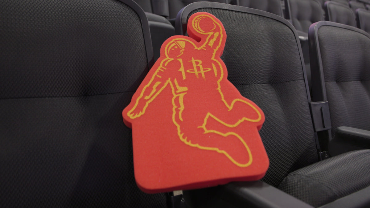 Houston Rockets FOAM-2627 DUNKSTRONAUT FAN MITT-1