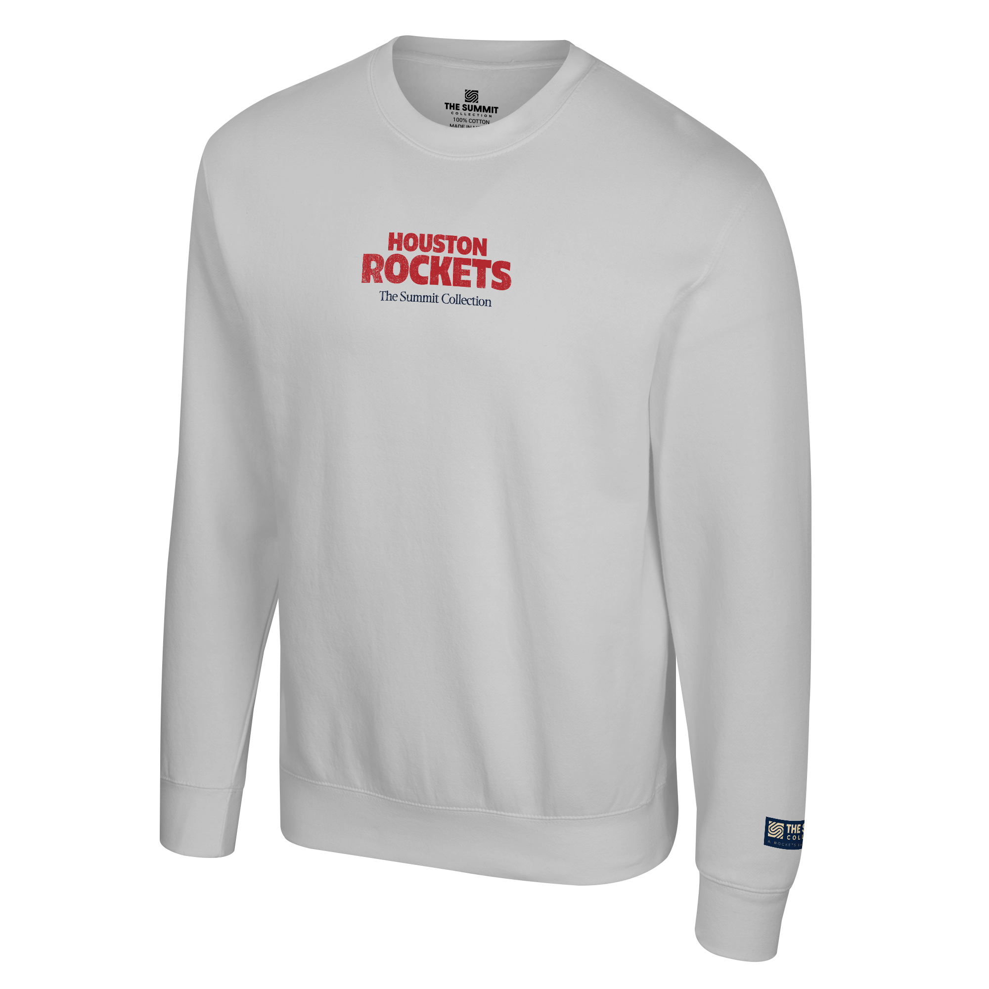 Unisex Houston Rockets Summit Collection Crewneck Sweatshirt