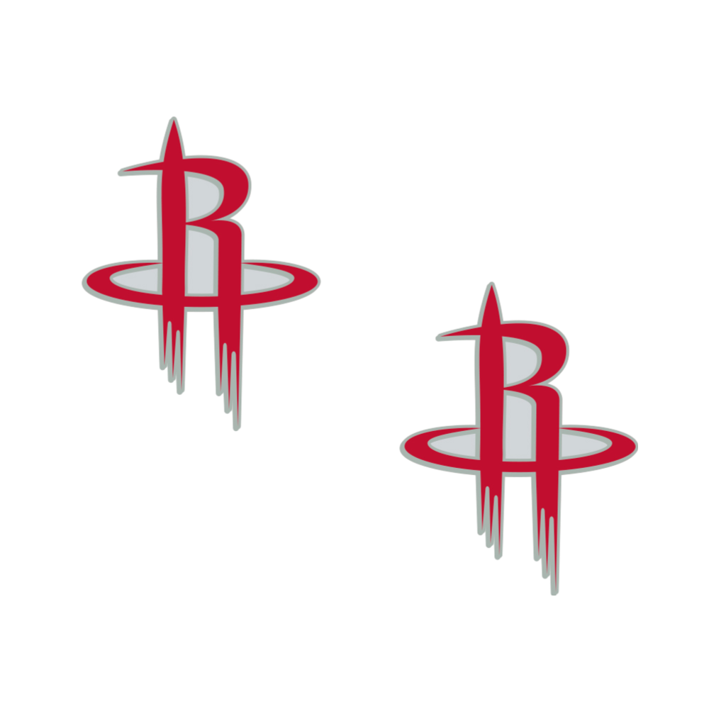 Houston Rockets Pro Specialties Primary Logo Post Earrings