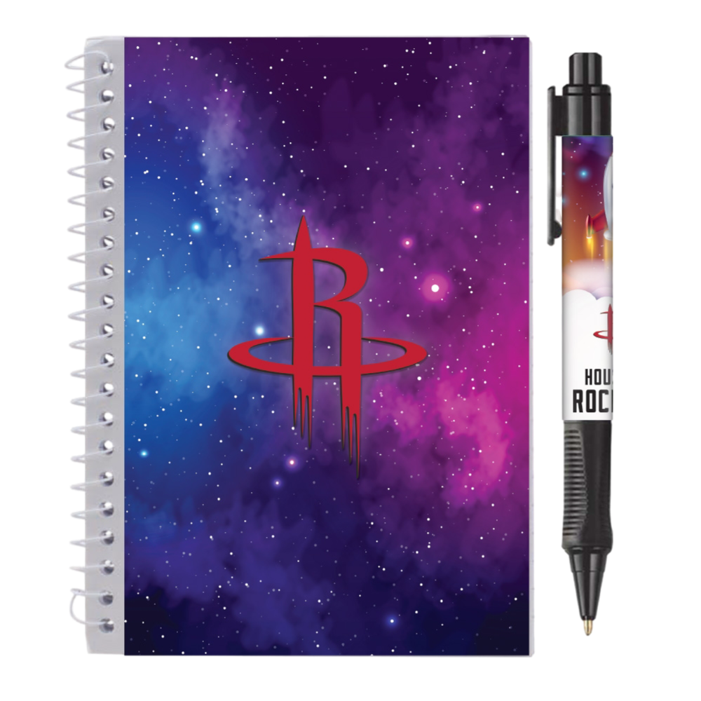 Houston Rockets Pro Specialties 5x7 Notebook & Pen Set