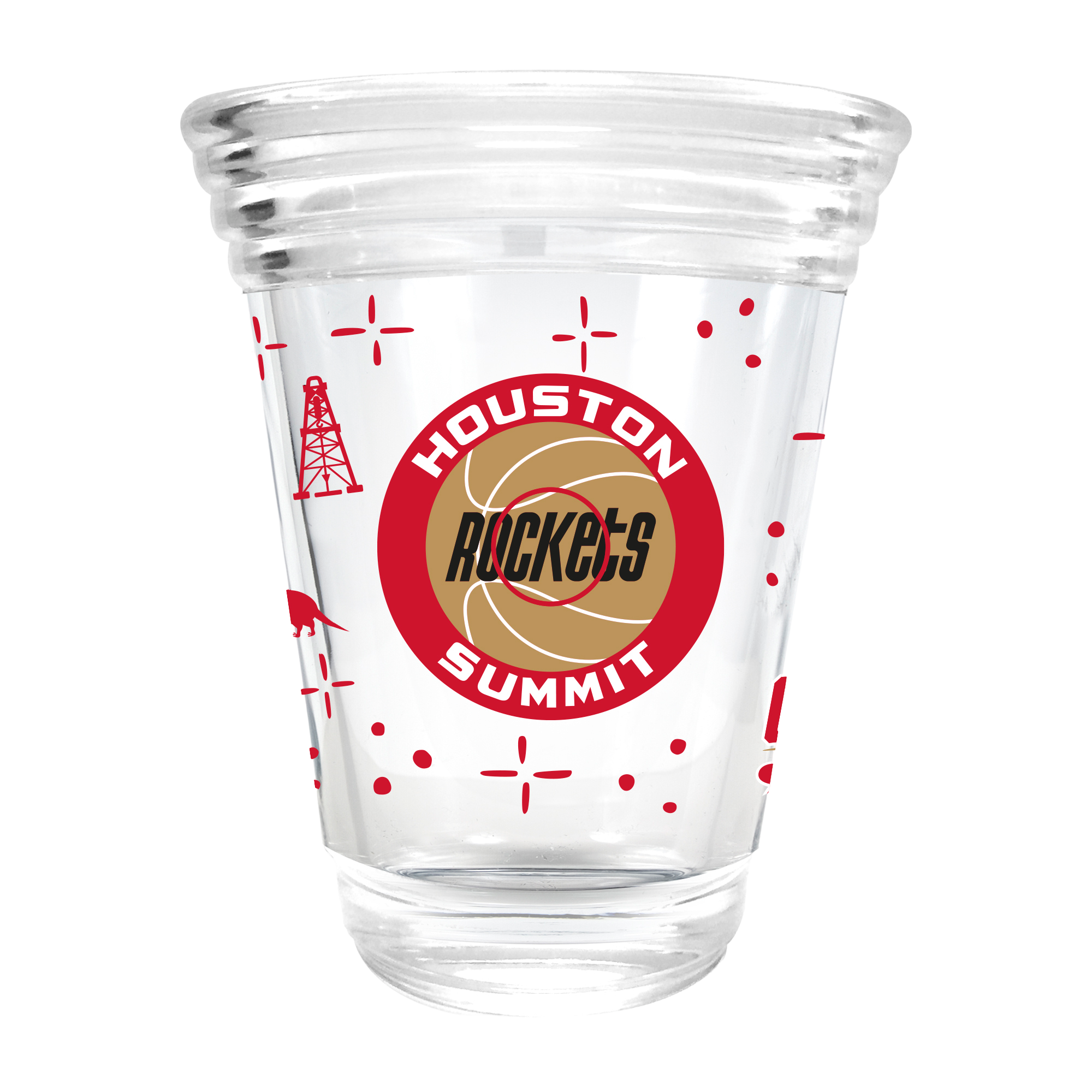 Houston Rockets Great American Products City Edition 2 oz Landmark Shot Glass