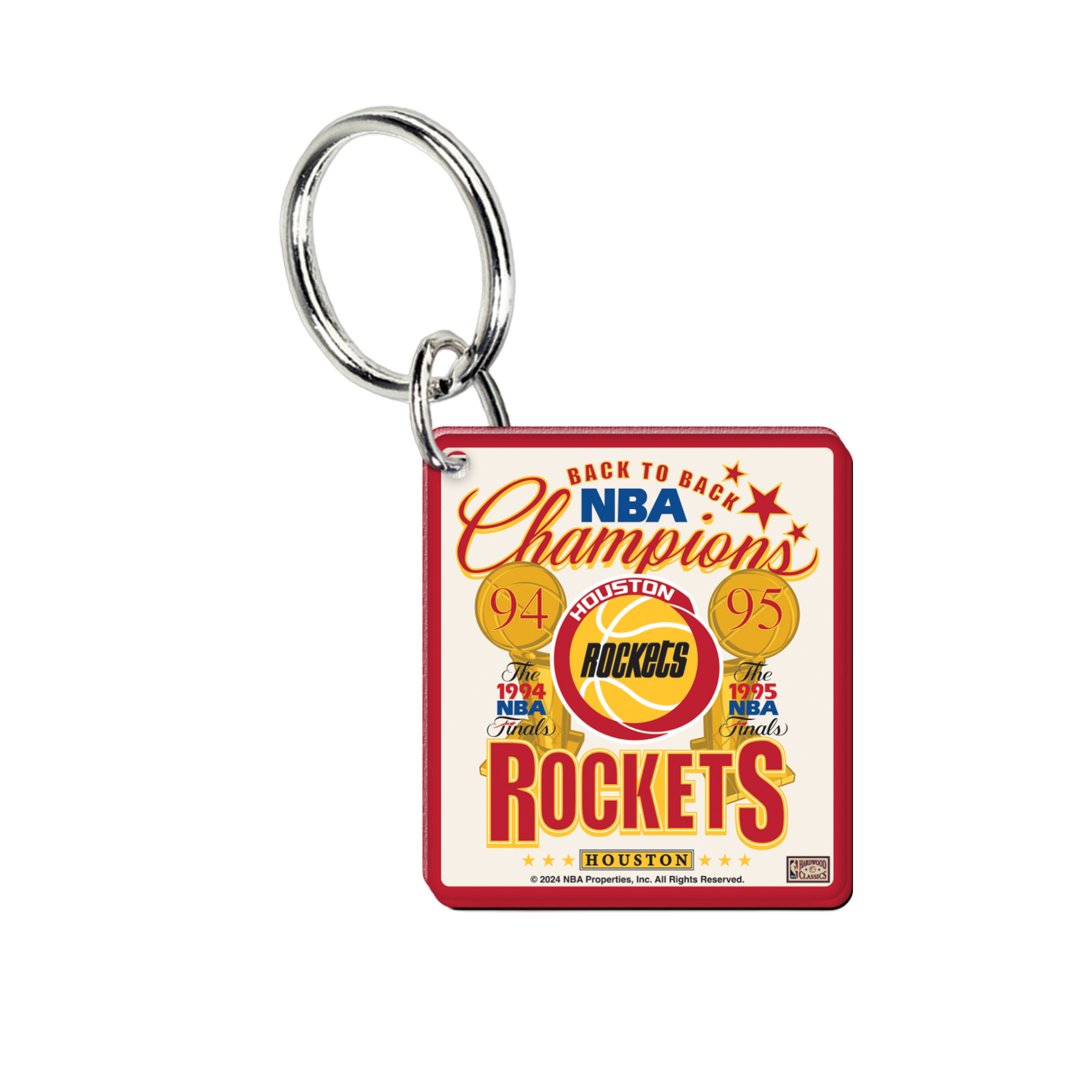 Houston Rockets Wincraft HWC Back to Back Champs Keychain