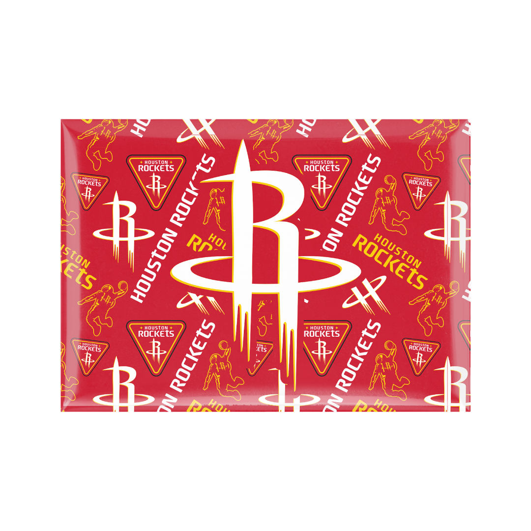 Houston Rockets Wincraft All-Over Logos 2x3 Magnet-1