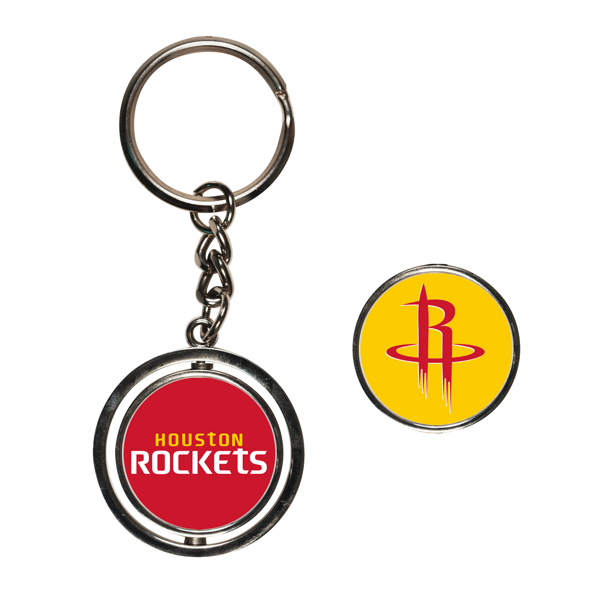 Houston Rockets Wincraft Keychain Spinner with New Logos