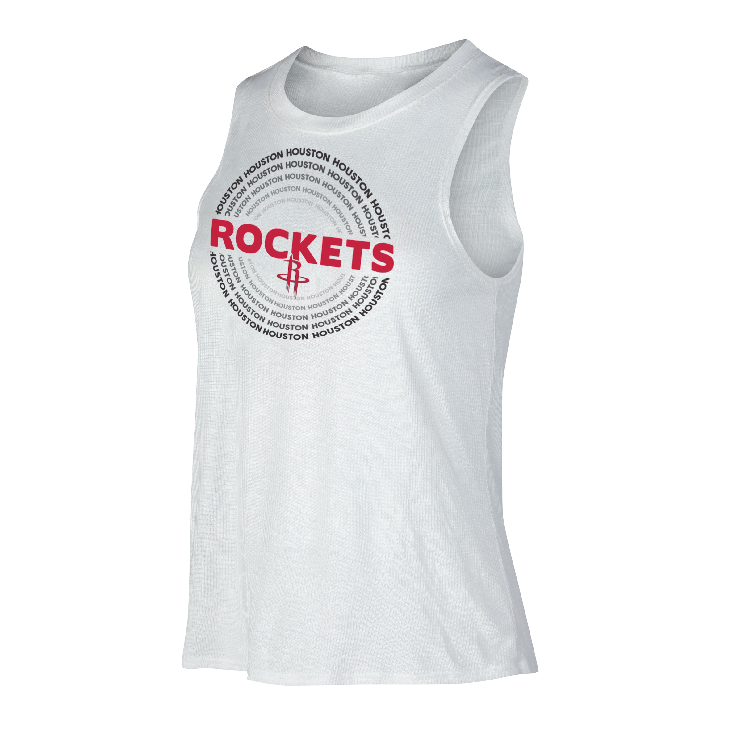 Women's Houston Rockets Concepts Sports Repeating Wordmark Gable Tank