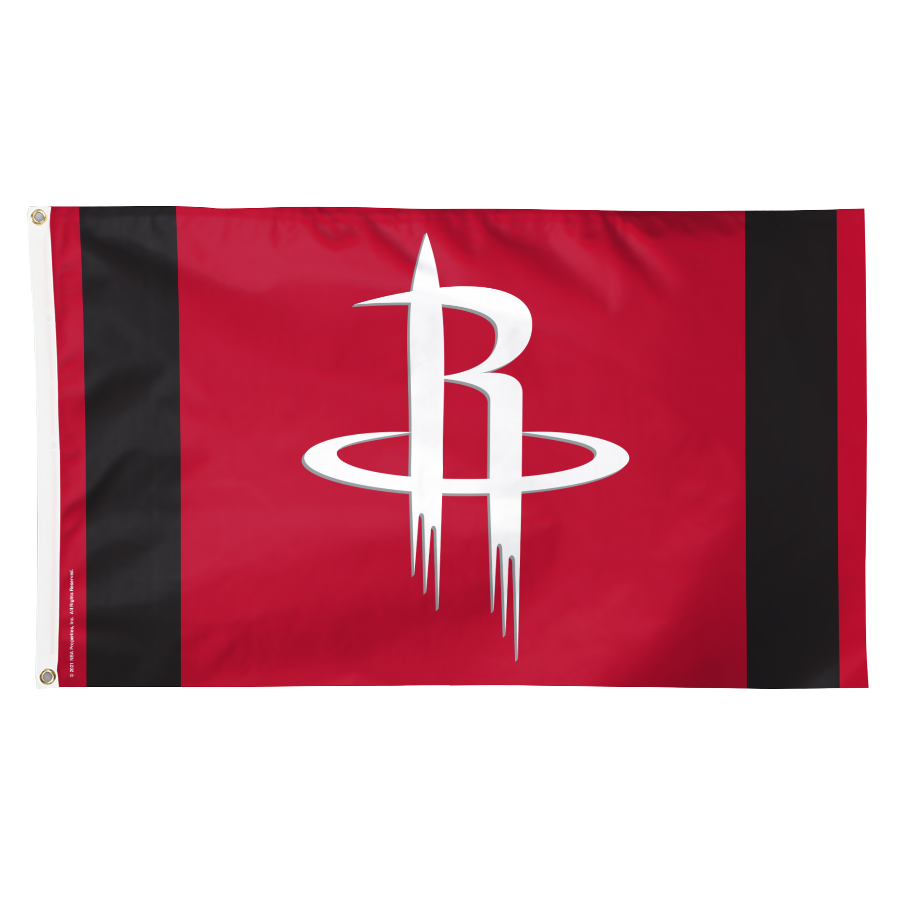 Houston Rockets Wincraft Primary Logo Stripe Flag