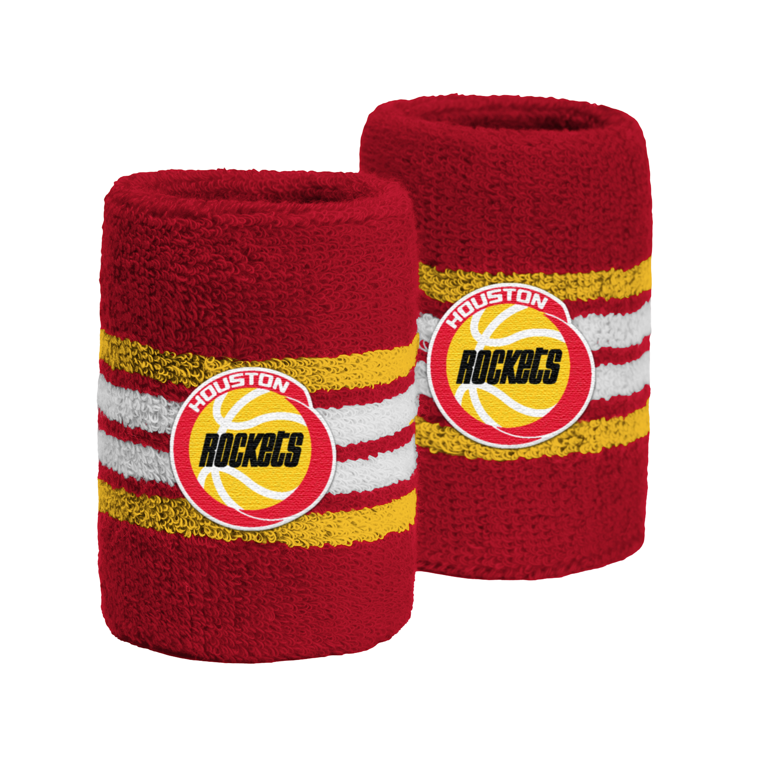 Houston Rockets For Bare Feet HWC 3PK Sweatband Set