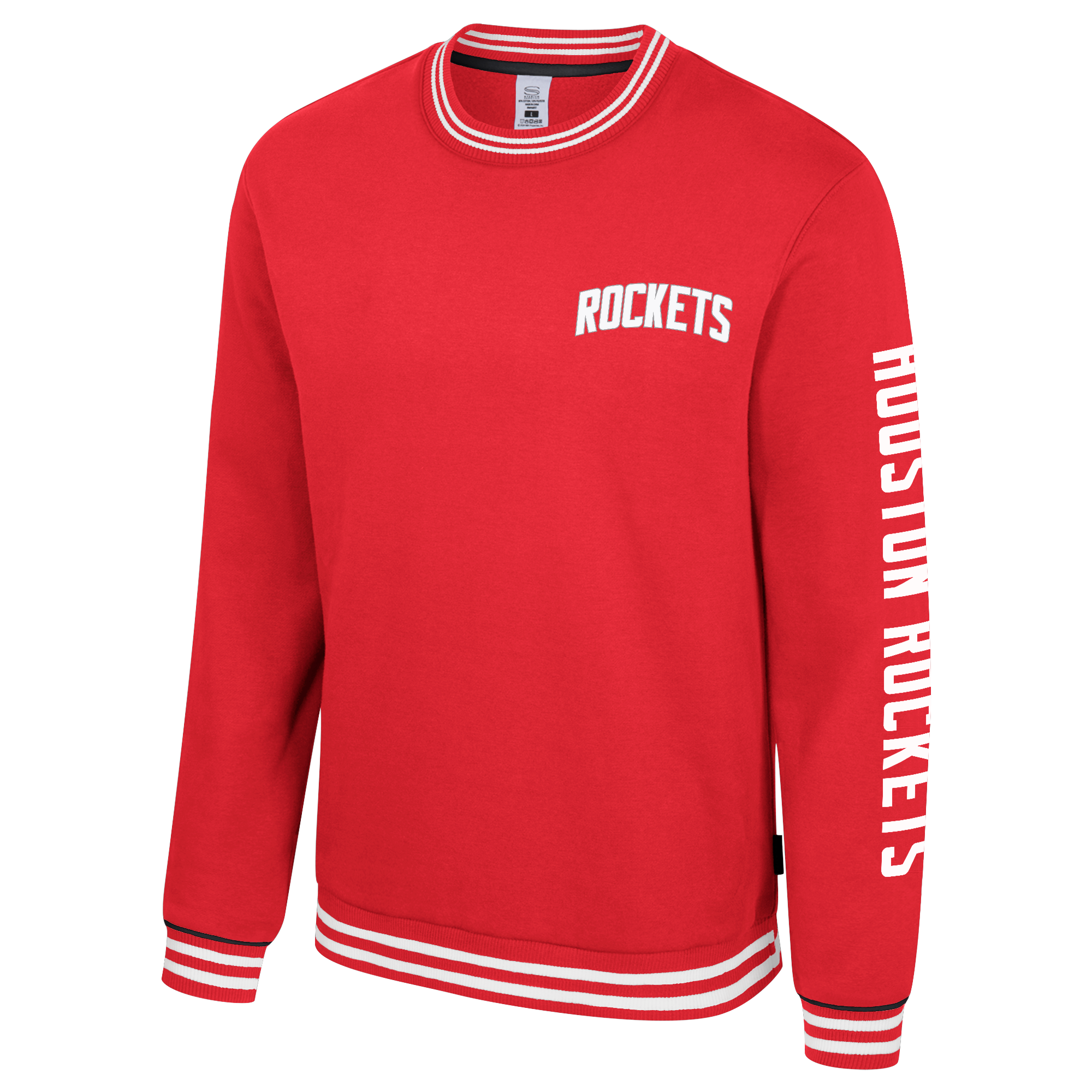 Men's Houston Rockets Stadium Essentials Halftime Crewneck Sweatshirt