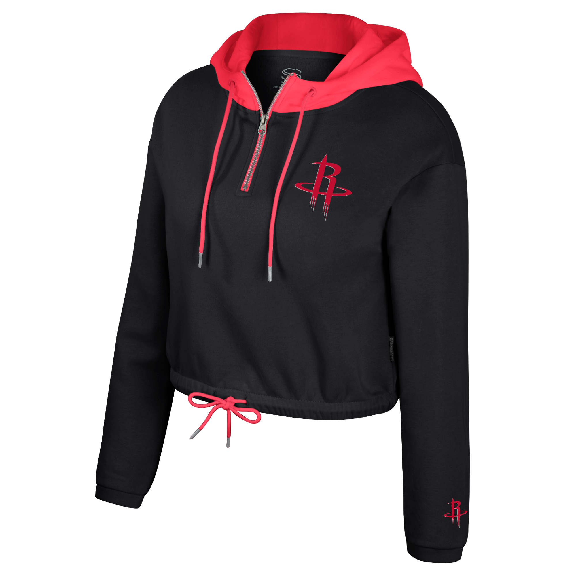 Women's Houston Rockets Stadium Essentials Game Plan 1/4 Zip Hoodie