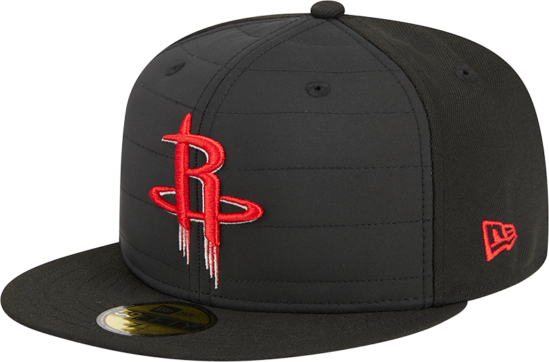 Men's Houston Rockets New Era 59FIFTY Quilted Fitted Cap