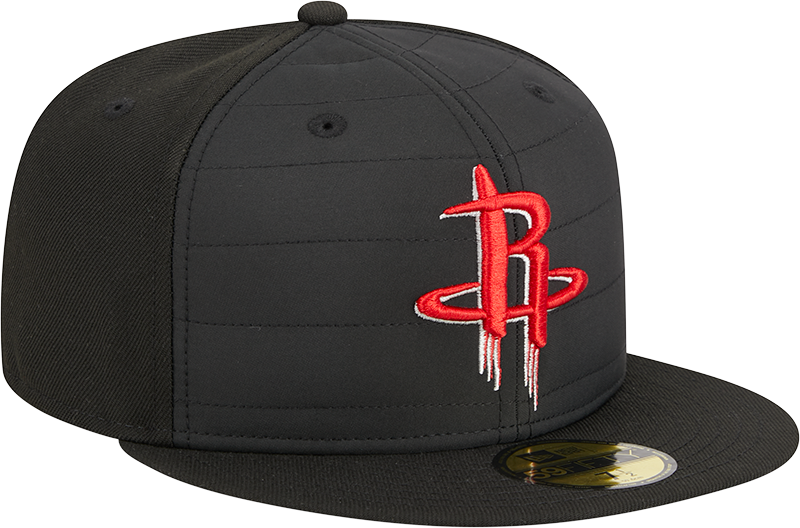 Men's Houston Rockets New Era 59FIFTY Quilted Fitted Cap