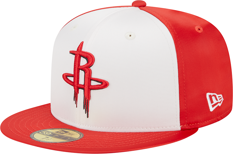 Men's Houston Rockets New Era 59FIFTY Satin Fitted Cap