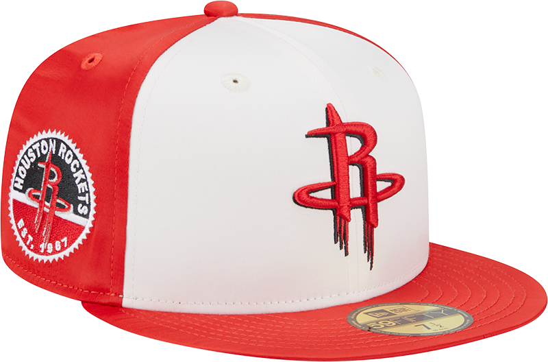 Men's Houston Rockets New Era 59FIFTY Satin Fitted Cap