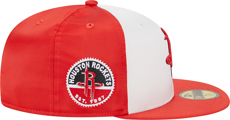 Men's Houston Rockets New Era 59FIFTY Satin Fitted Cap