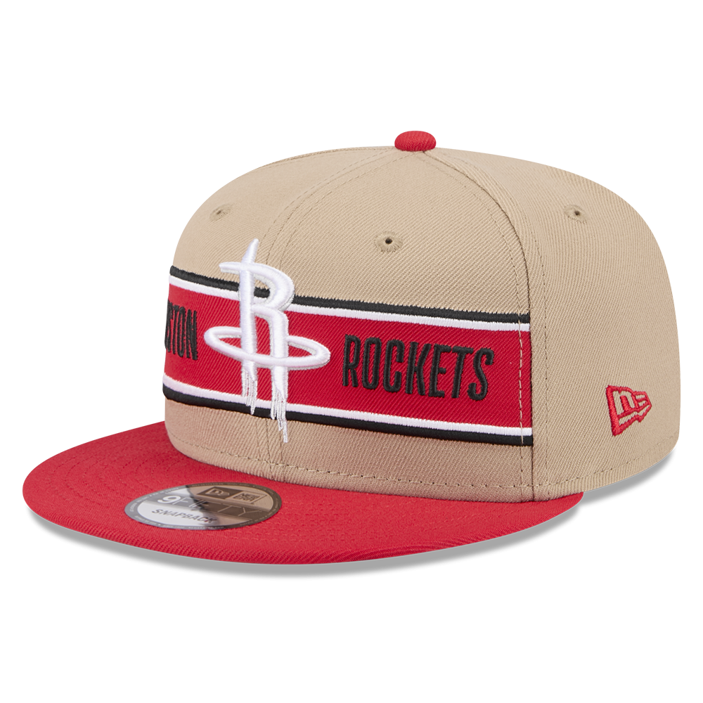 Men's Houston Rockets New Era 9FIFTY 2024 NBA Draft Snapback Adjustable Cap