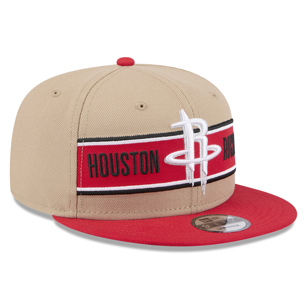 Men's Houston Rockets New Era 9FIFTY 2024 NBA Draft Snapback Adjustable Cap