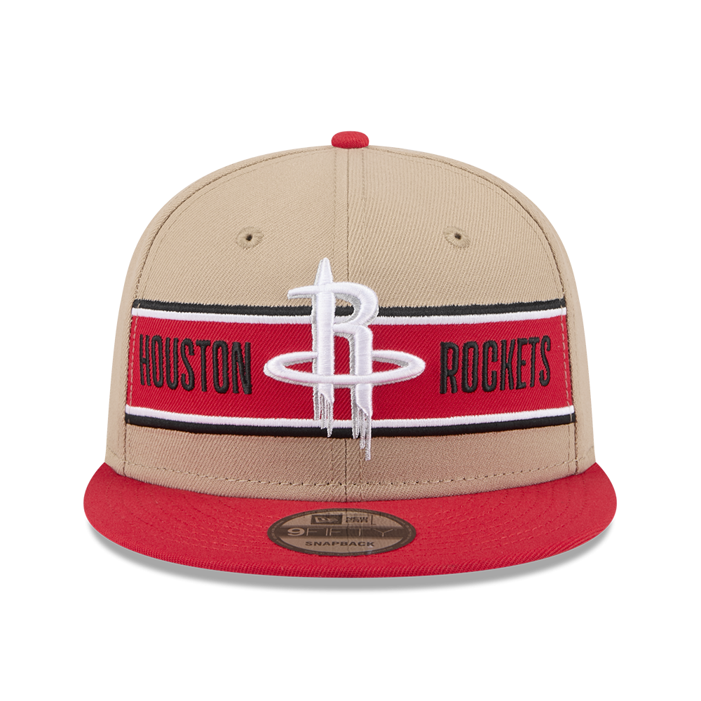 Men's Houston Rockets New Era 9FIFTY 2024 NBA Draft Snapback Adjustable Cap