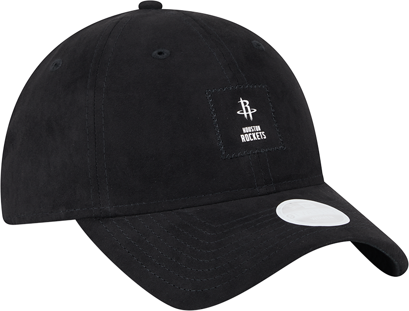 Women's Houston Rockets New Era 9TWENTY Suede Patch Adjustable Cap