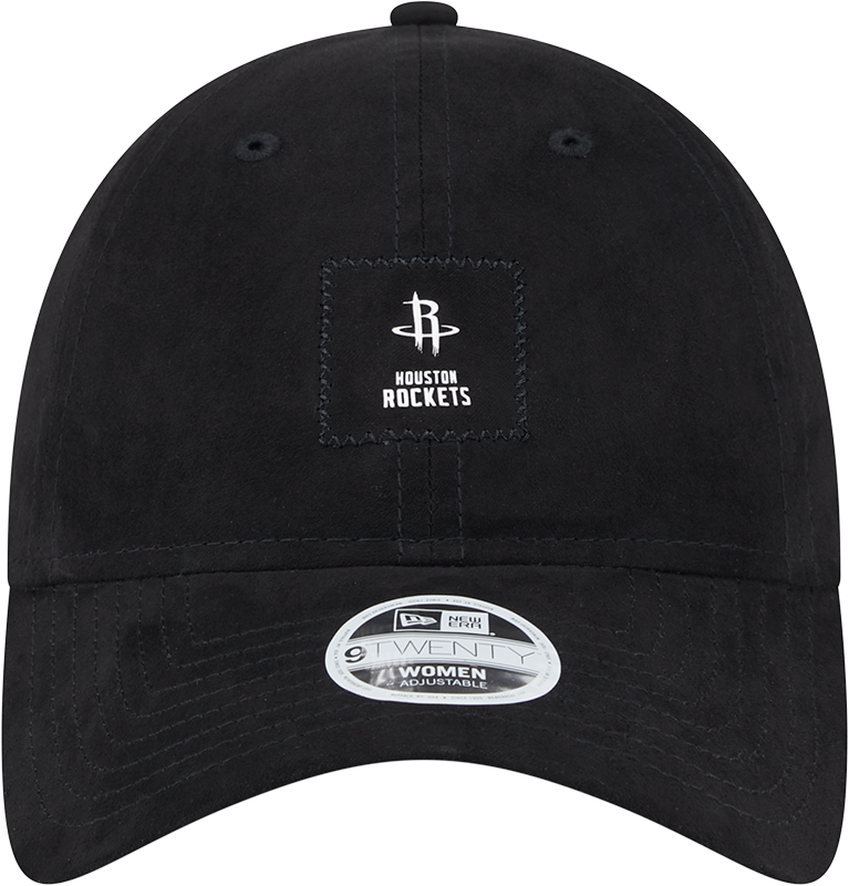 Women's Houston Rockets New Era 9TWENTY Suede Patch Adjustable Cap