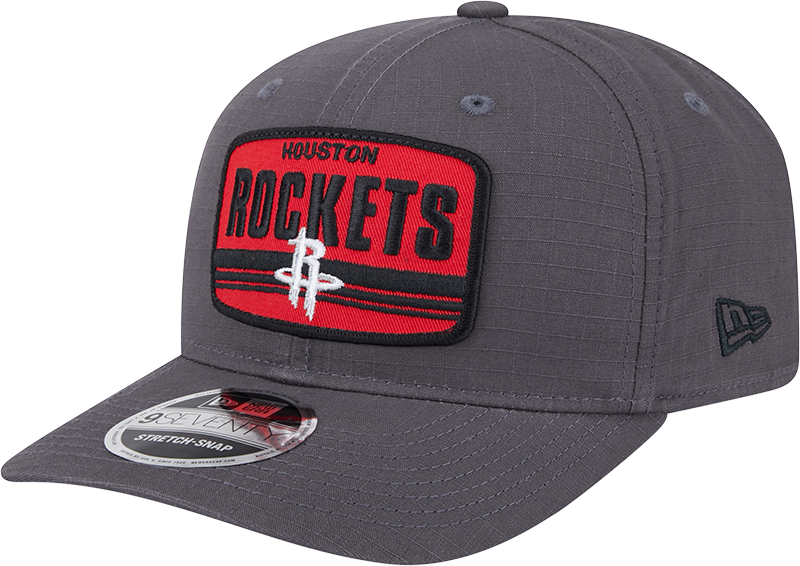 Men's Houston Rockets New Era 9SEVENTY Team Elevated Stretch Snap Adjustable Cap