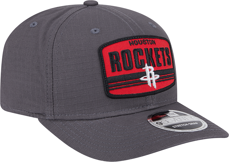 Men's Houston Rockets New Era 9SEVENTY Team Elevated Stretch Snap Adjustable Cap