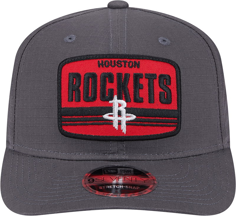 Men's Houston Rockets New Era 9SEVENTY Team Elevated Stretch Snap Adjustable Cap