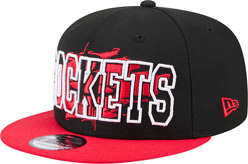 Men's Houston Rockets New Era 9FIFTY Splatter Adjustable Cap