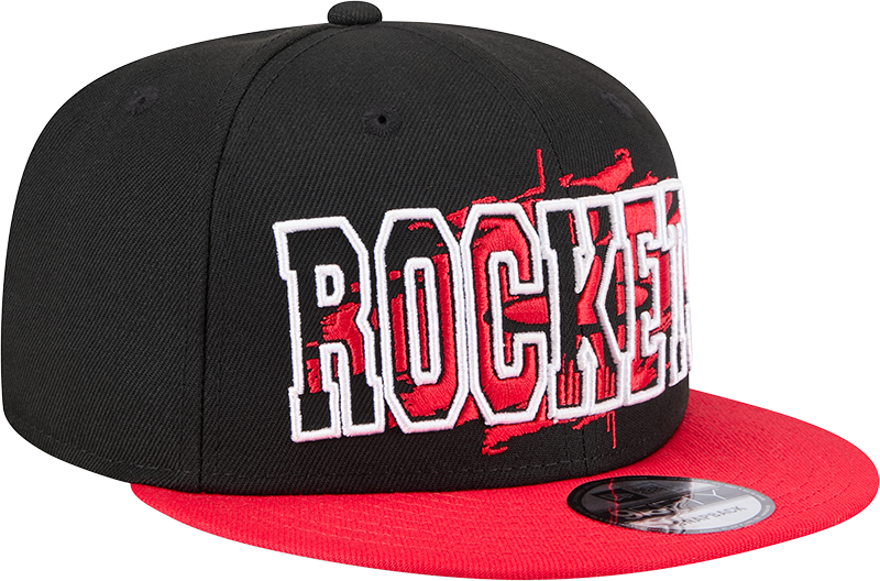 Men's Houston Rockets New Era 9FIFTY Splatter Adjustable Cap